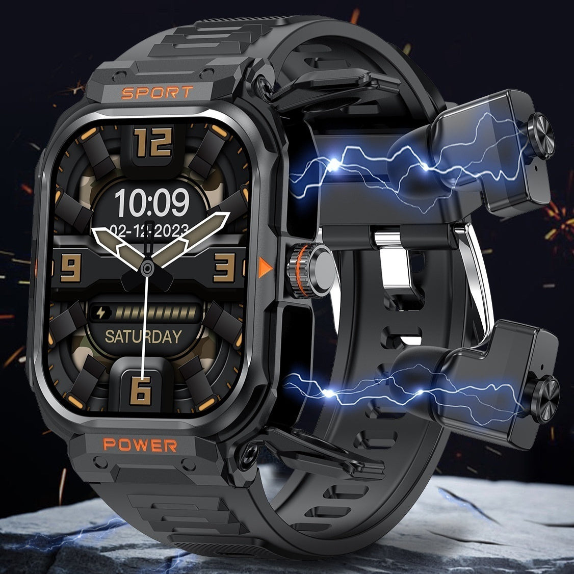 Smart Headset Bluetooth Calling Sports Watch