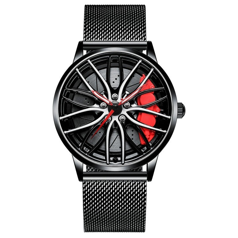 Hollowed-out Hydraulic Mens Quartz Watch