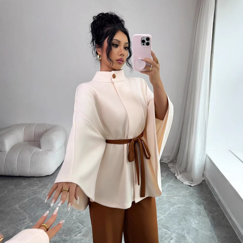 Stylish Minimalist And Relaxed Fit Womens Long Sleeve Set