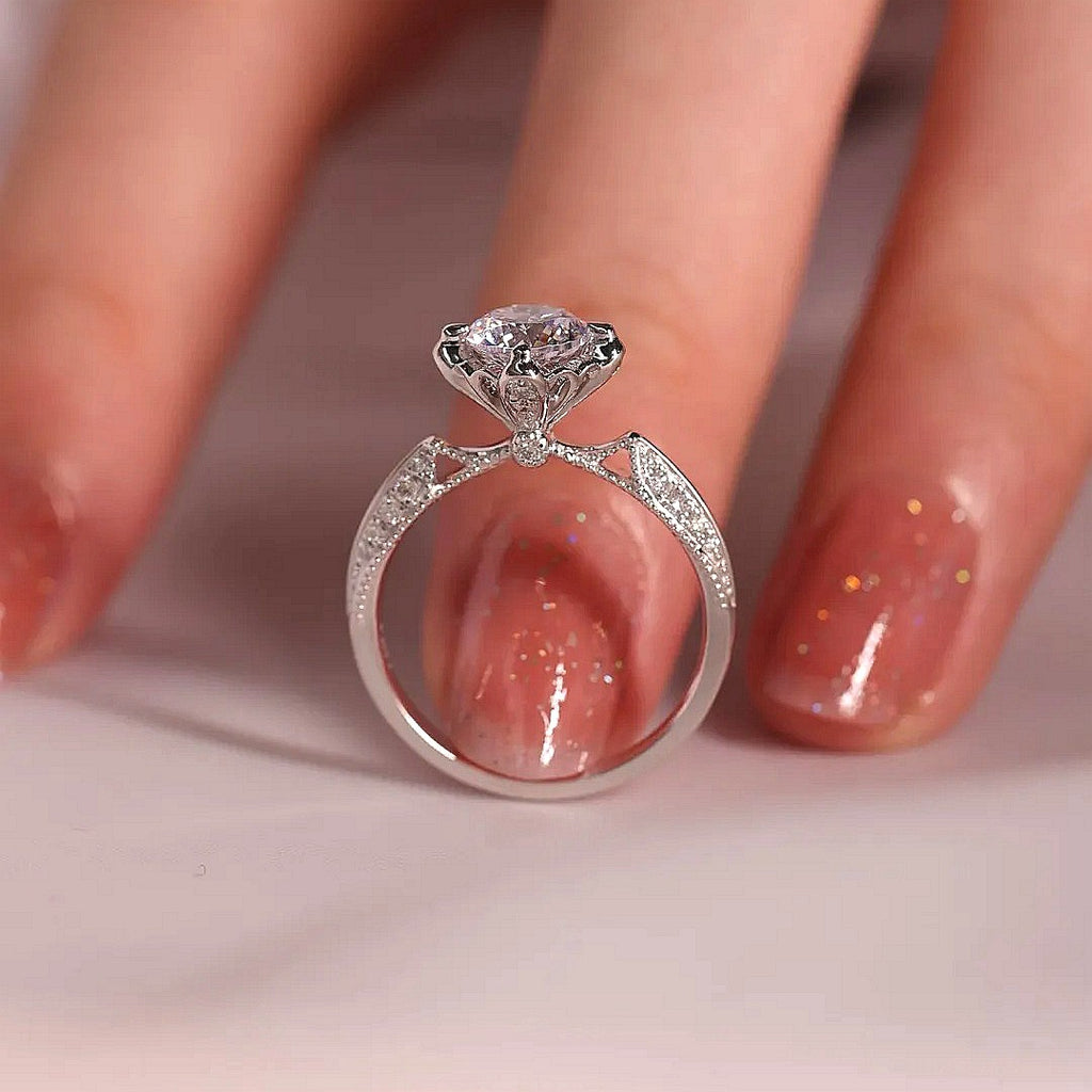 Sterling Silver Prague Royal Wedding Women's Ring