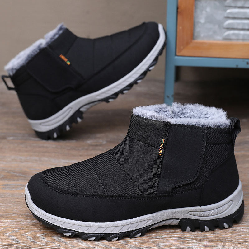 New Winter Slip-on Fleece-lined, Extra-thick Outdoor Snow Boots