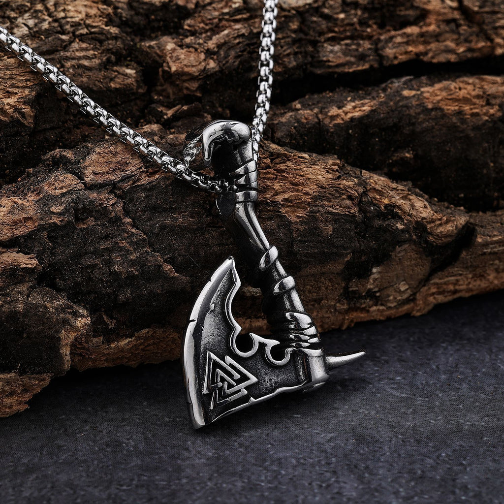 Versatile Trendy Axe-shaped Titanium Steel Pendant
