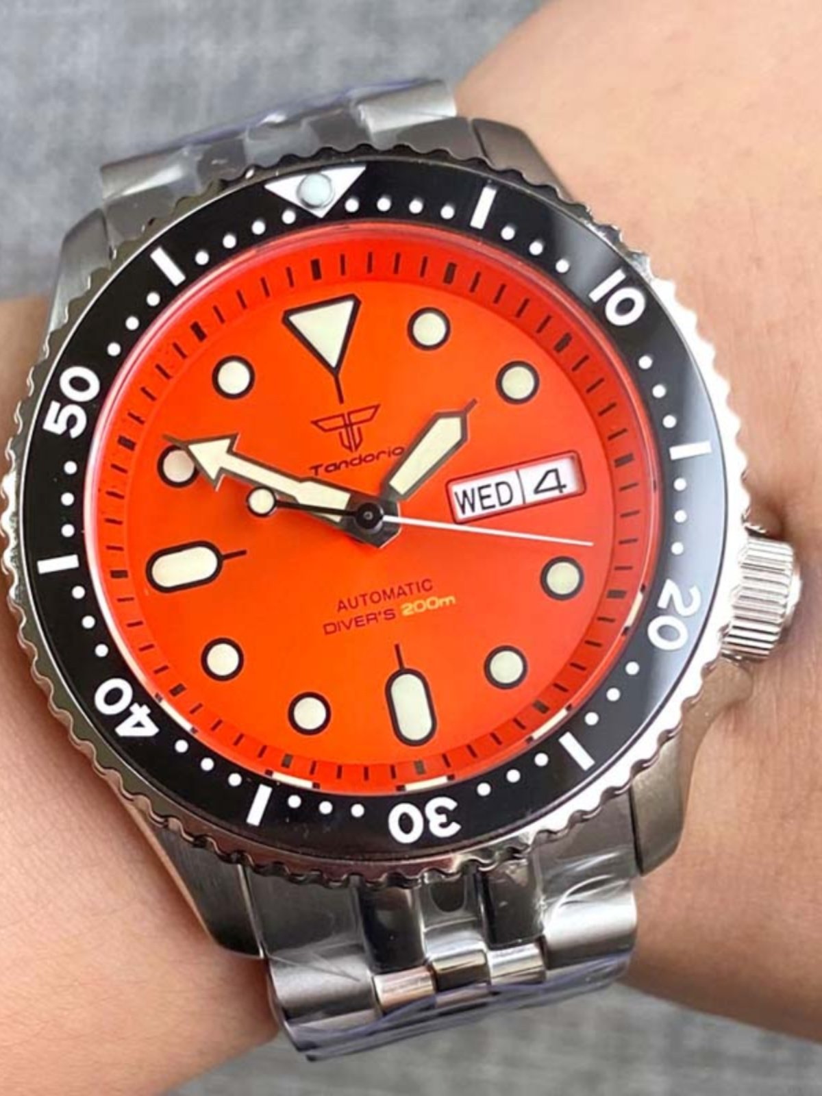 Commuter Business Mens Waterproof Mechanical With Weekly Calendar