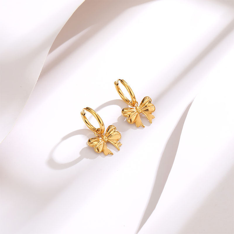 Butterfly Titanium Steel Earrings For Womensimple And Stylish