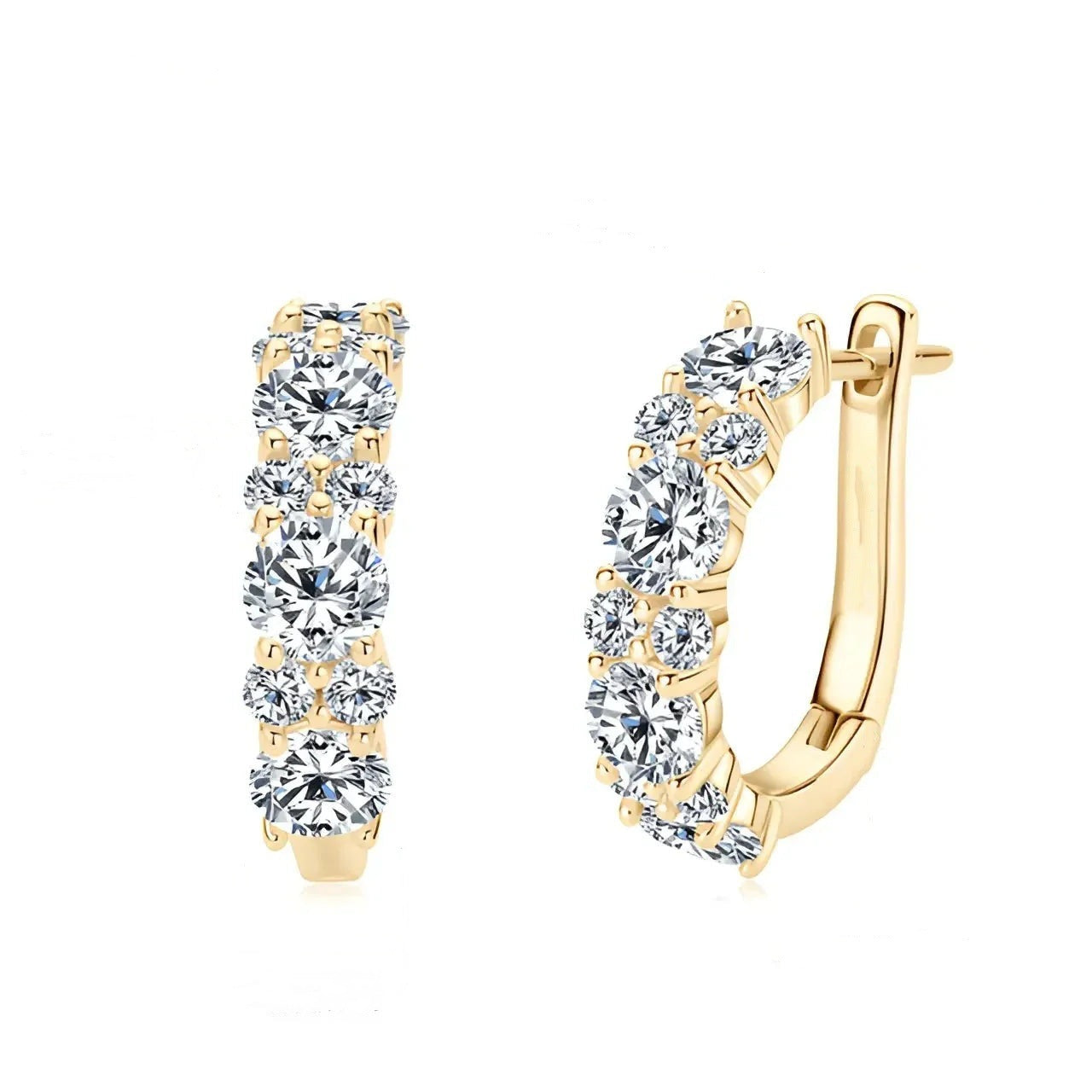 Zircon D European And American-style Designer Earrings