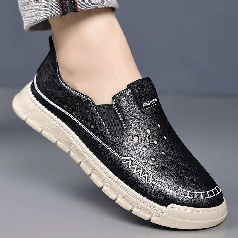 Mens Breathable Hollowed Out Casual Shoes For Summer