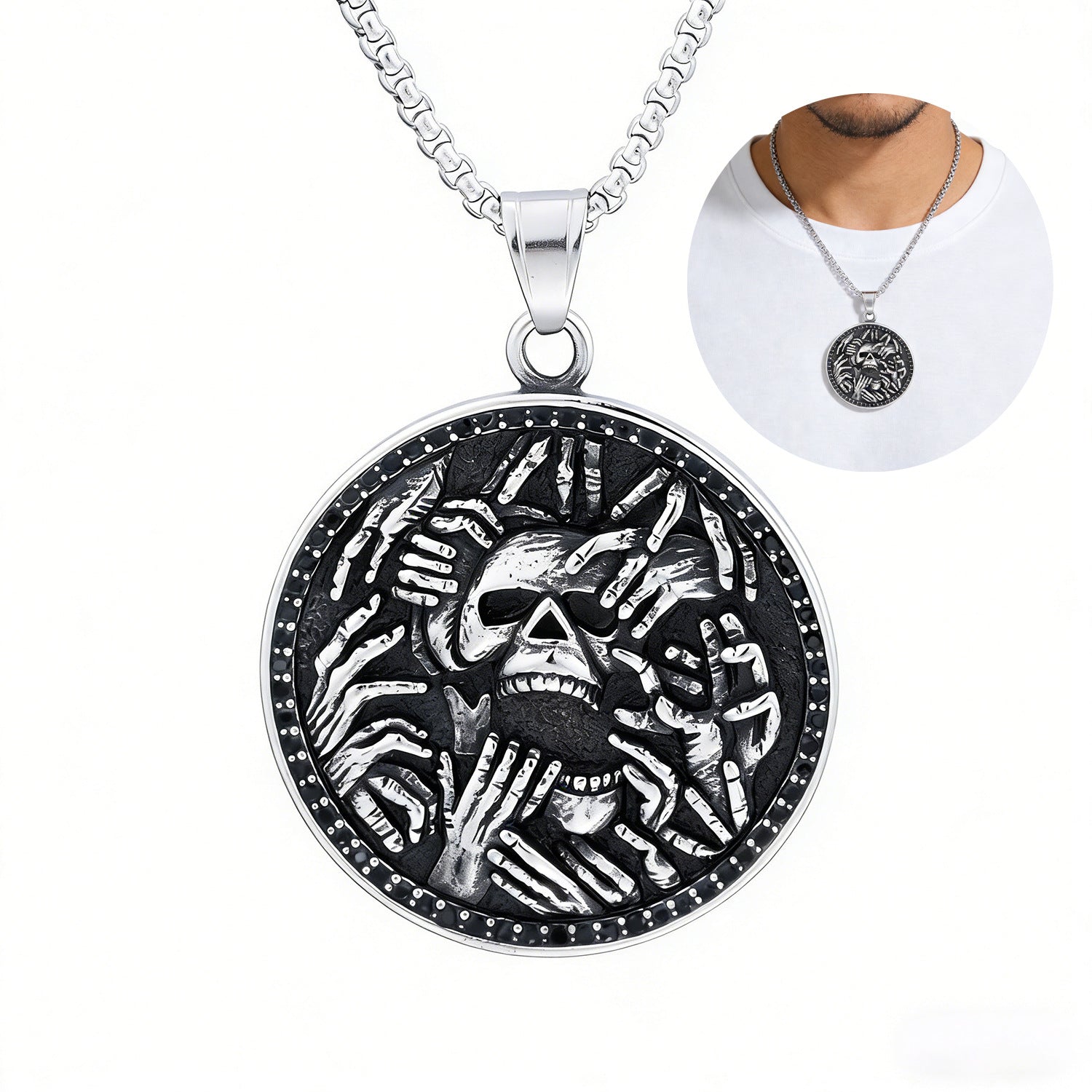 Fashionable Minimalist Retro Designed Alloy Pendant