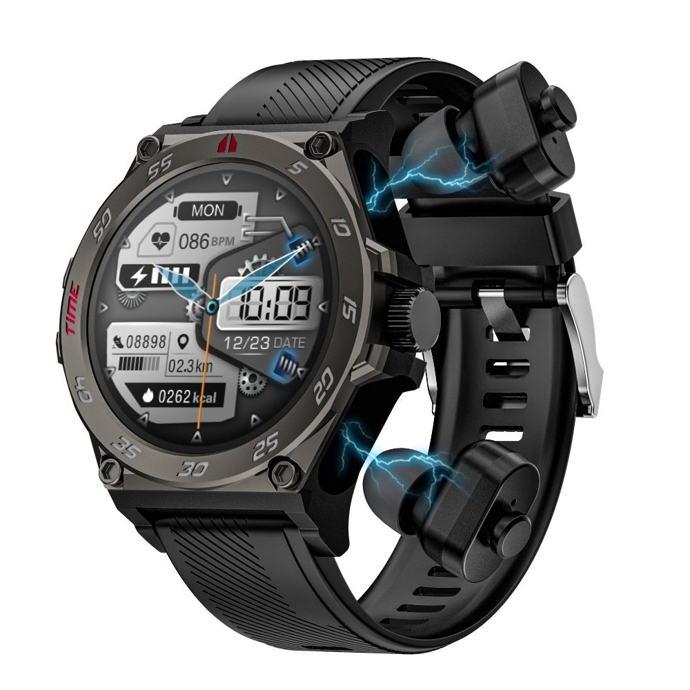 Smartwatch With Bluetooth Calling And TWS Earbuds In One