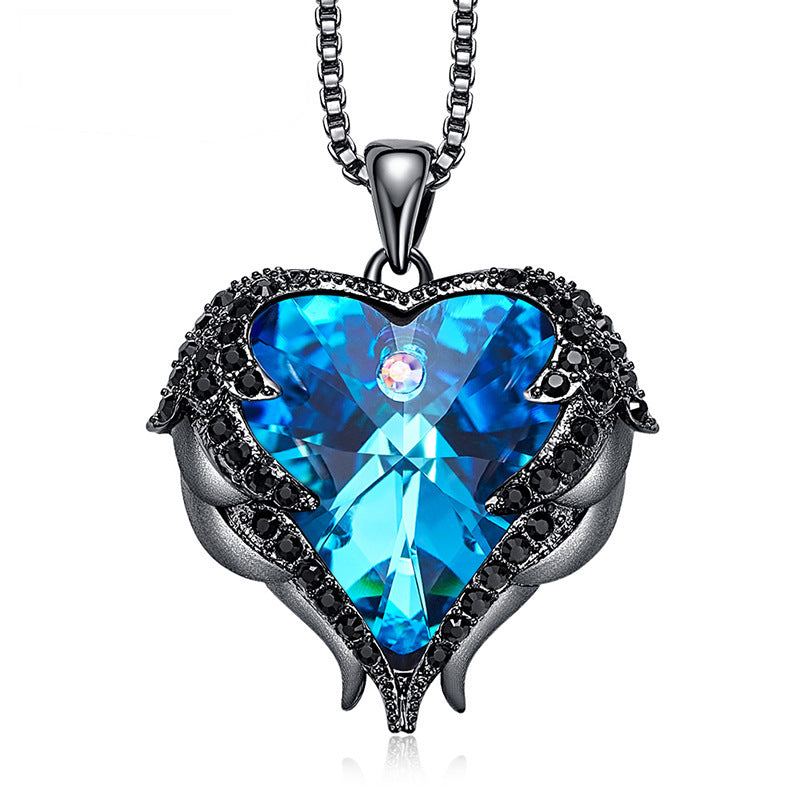 Heart Of The Ocean Necklace Angel Wings