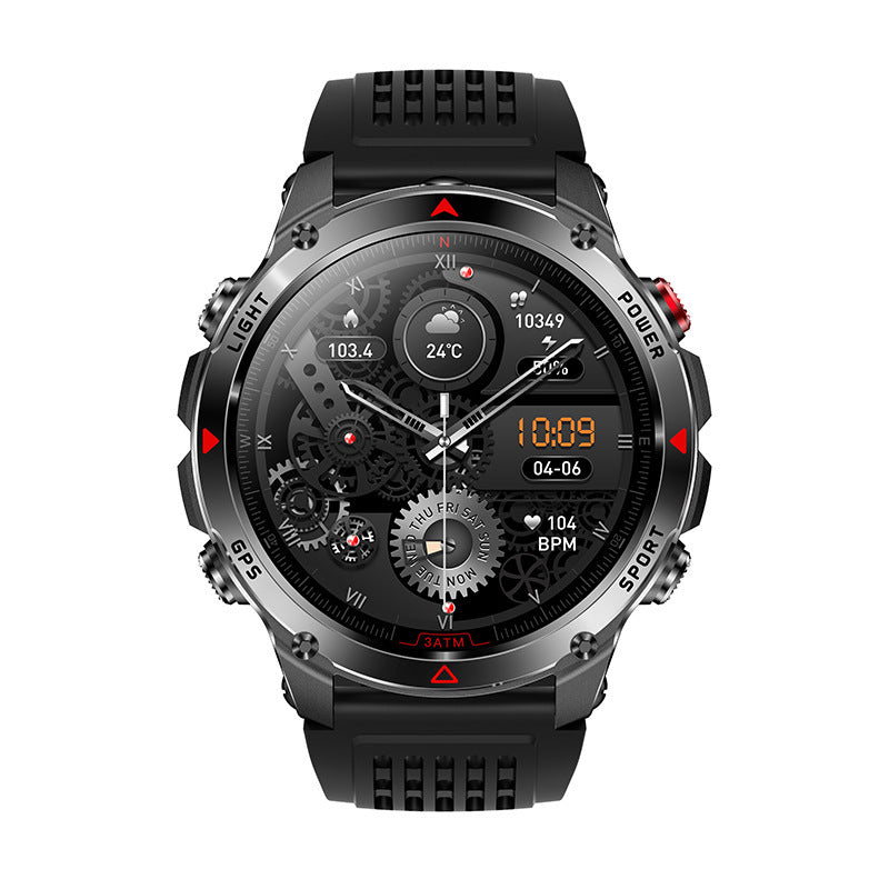 Smart GPS Flashlight Compass Bluetooth Calling Outdoor Sports Watch