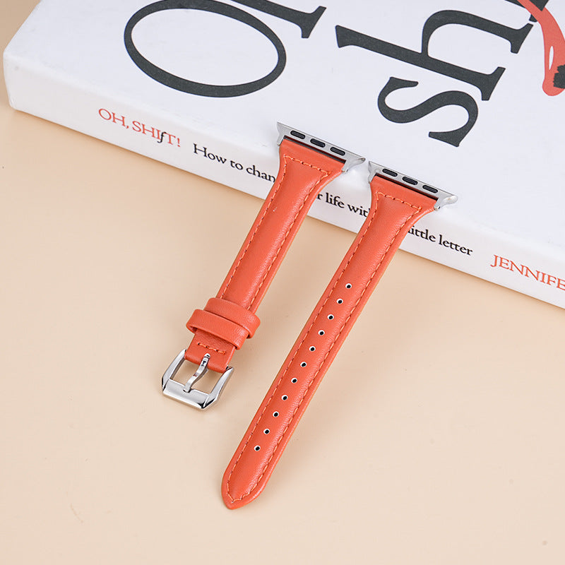 Suitable For Small Waist Strap Leather Watch Band