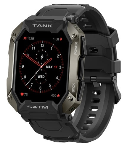 Outdoor Smart Watch 5ATM IP69K Waterproof Bluetooth