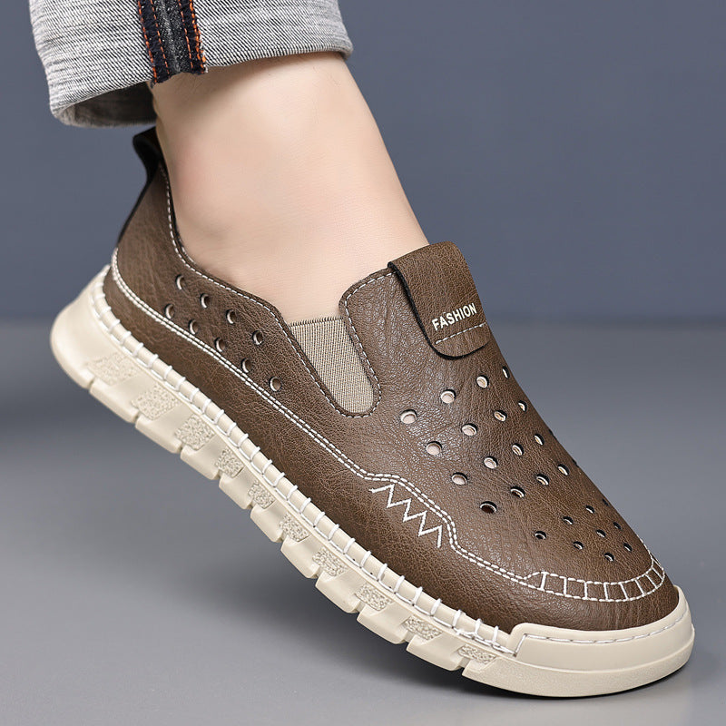 Mens Breathable Hollowed Out Casual Shoes For Summer