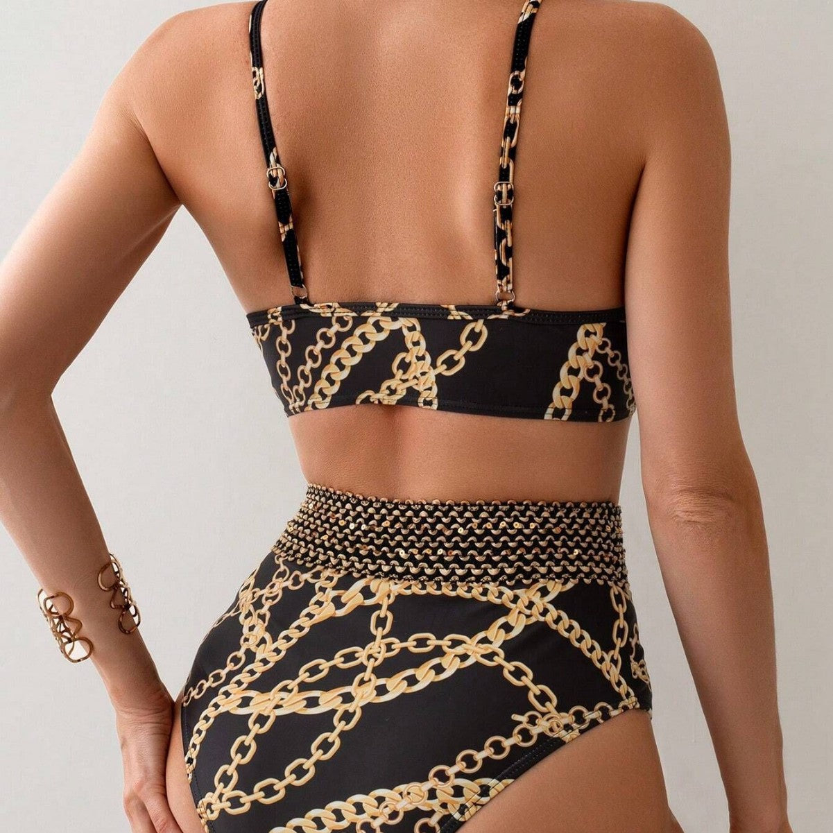 Two-piece Swimsuit European And American-style Beach Bikini Set