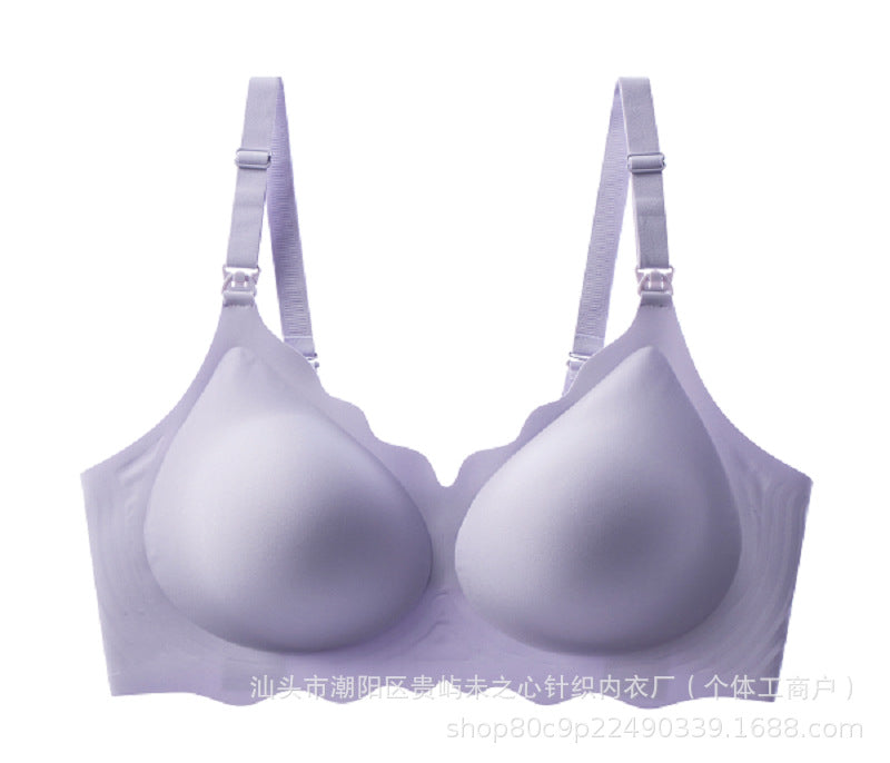 Nursing Bras For Breastfeeding, Wavy, Seamless, Comfortable, Maternity