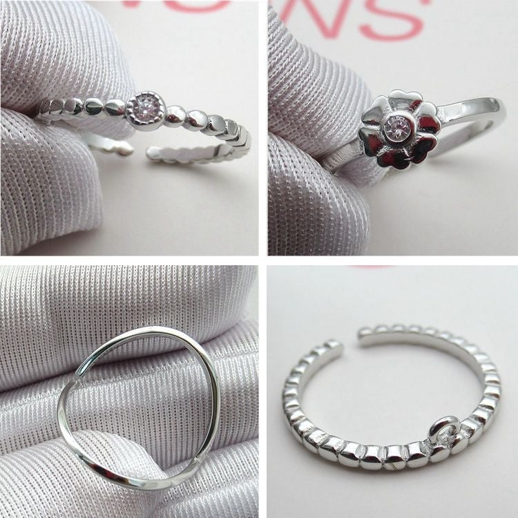 Womens Personalized Fresh-style Ring Open-ended Pinky