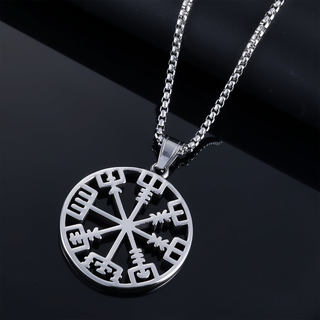 Runic Personality Retro Fashion Titanium Steel Pendant