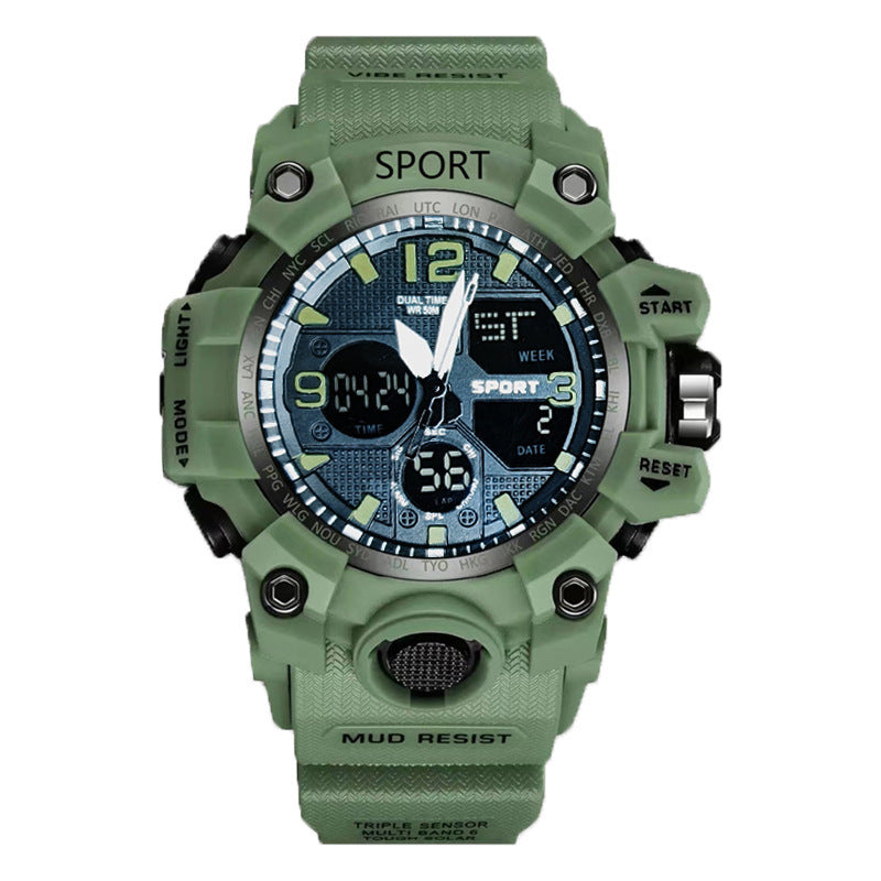 Male Student Multi-functional Youth Leisure Sports Fashion Electronic Watch
